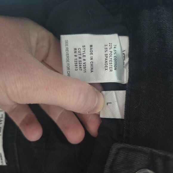 Vervet Washed Out High Rise Rebecca Cross Over Shorts - Picture 5 of 5